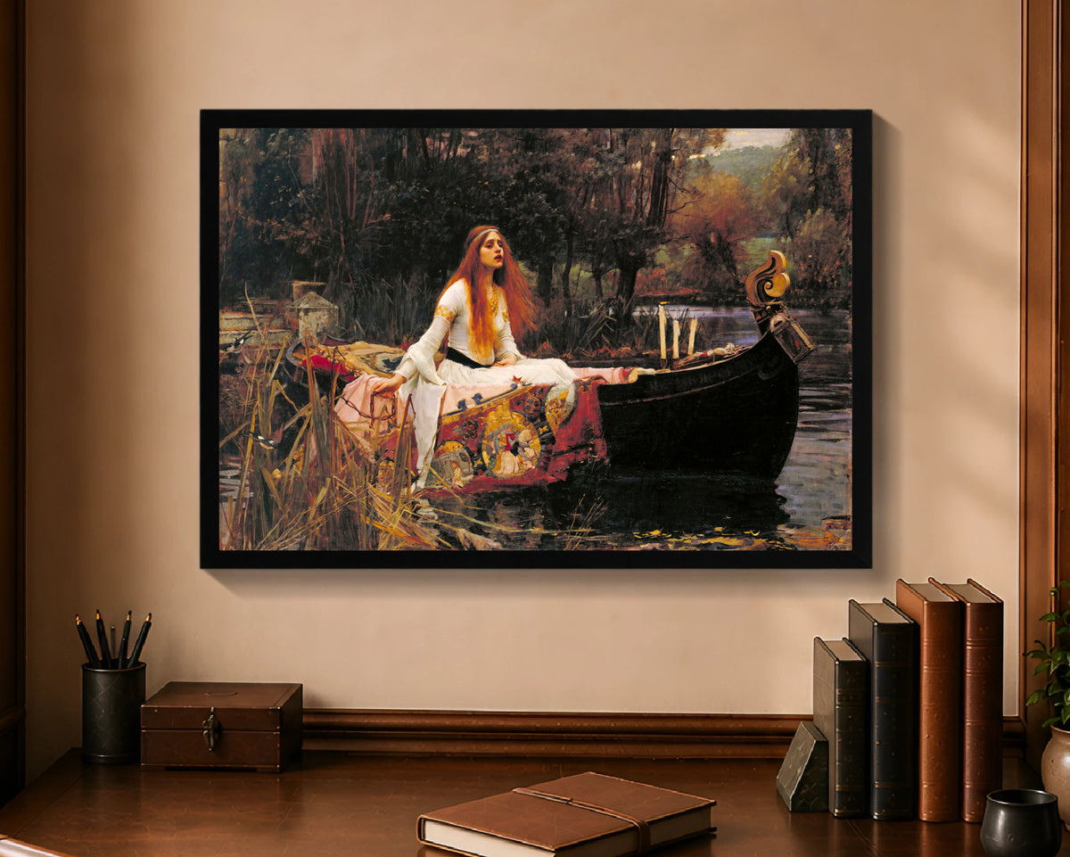 lady of shalott fp 16x24 black