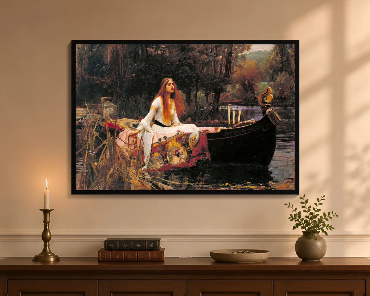 lady of shalott fp 24x36 black