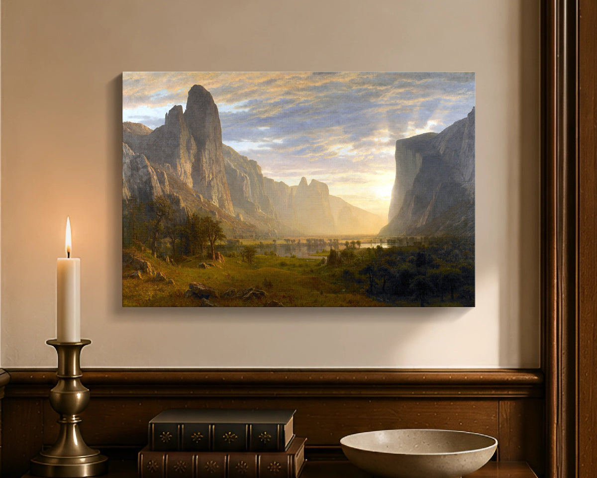 looking down yosemite valley cw 12x18