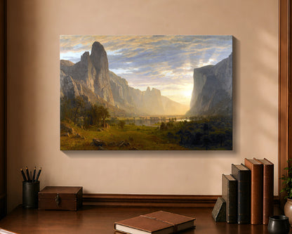 looking down yosemite valley cw 16x24