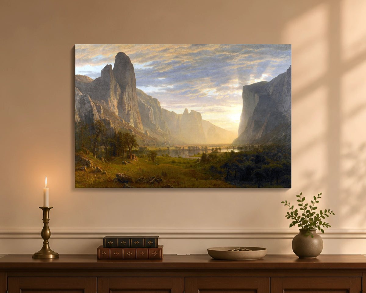 looking down yosemite valley cw 24x36