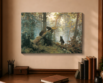 Morning in a Pine Forest by Ivan Shishkin