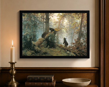 Morning in a Pine Forest by Ivan Shishkin
