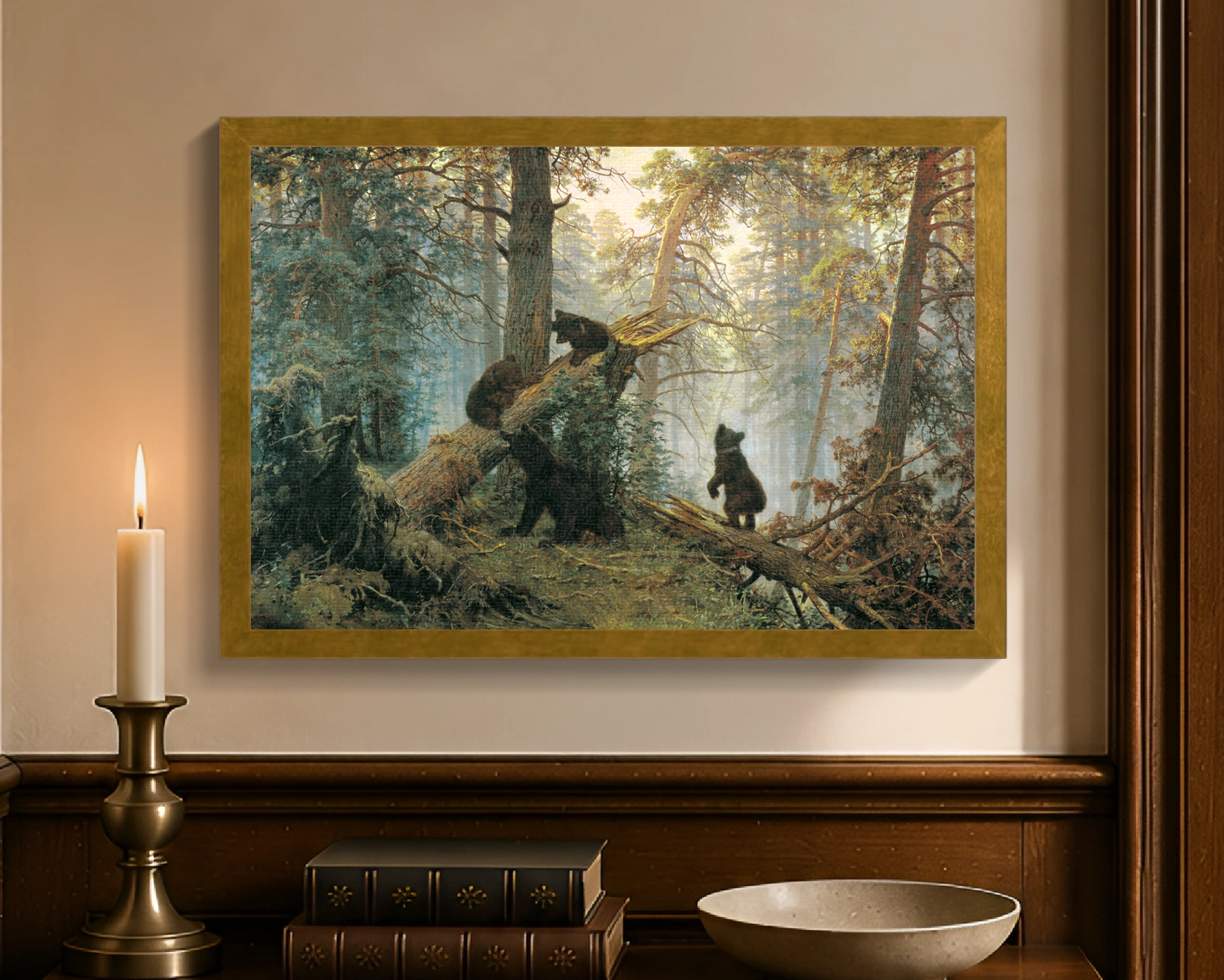 Morning in a Pine Forest by Ivan Shishkin