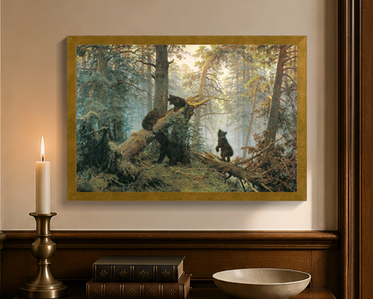 Morning in a Pine Forest by Ivan Shishkin