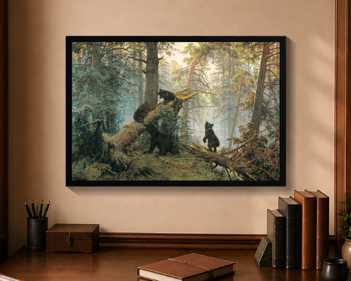 Morning in a Pine Forest by Ivan Shishkin