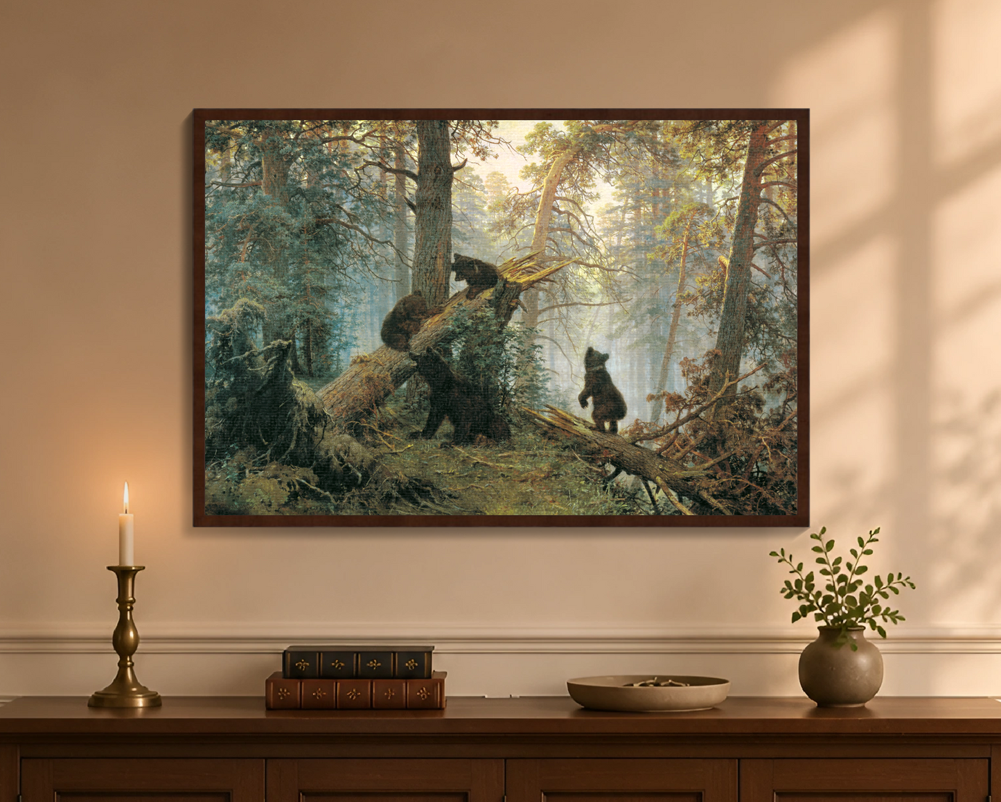 Morning in a Pine Forest by Ivan Shishkin
