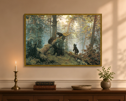 Morning in a Pine Forest by Ivan Shishkin