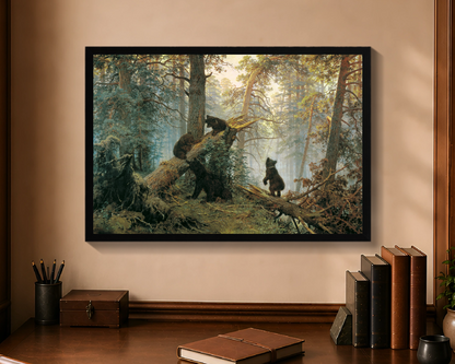 Morning in a Pine Forest by Ivan Shishkin