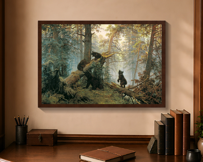 Morning in a Pine Forest by Ivan Shishkin