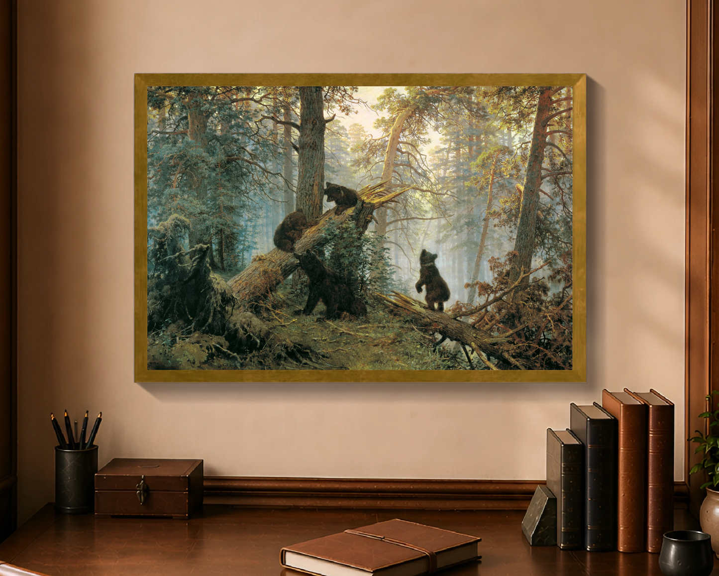 Morning in a Pine Forest by Ivan Shishkin