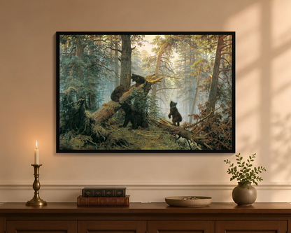 Morning in a Pine Forest by Ivan Shishkin