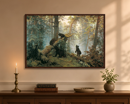 Morning in a Pine Forest by Ivan Shishkin