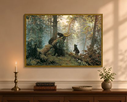 Morning in a Pine Forest by Ivan Shishkin