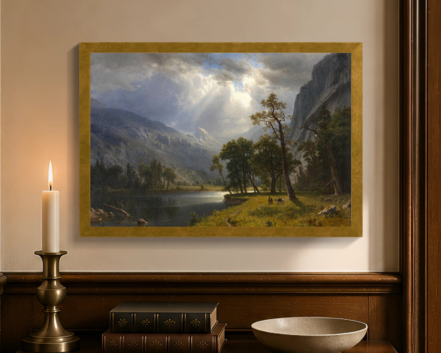 mount starr king, yosemite fc 12x18 gold