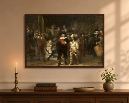 night watch fc 24x36 brown