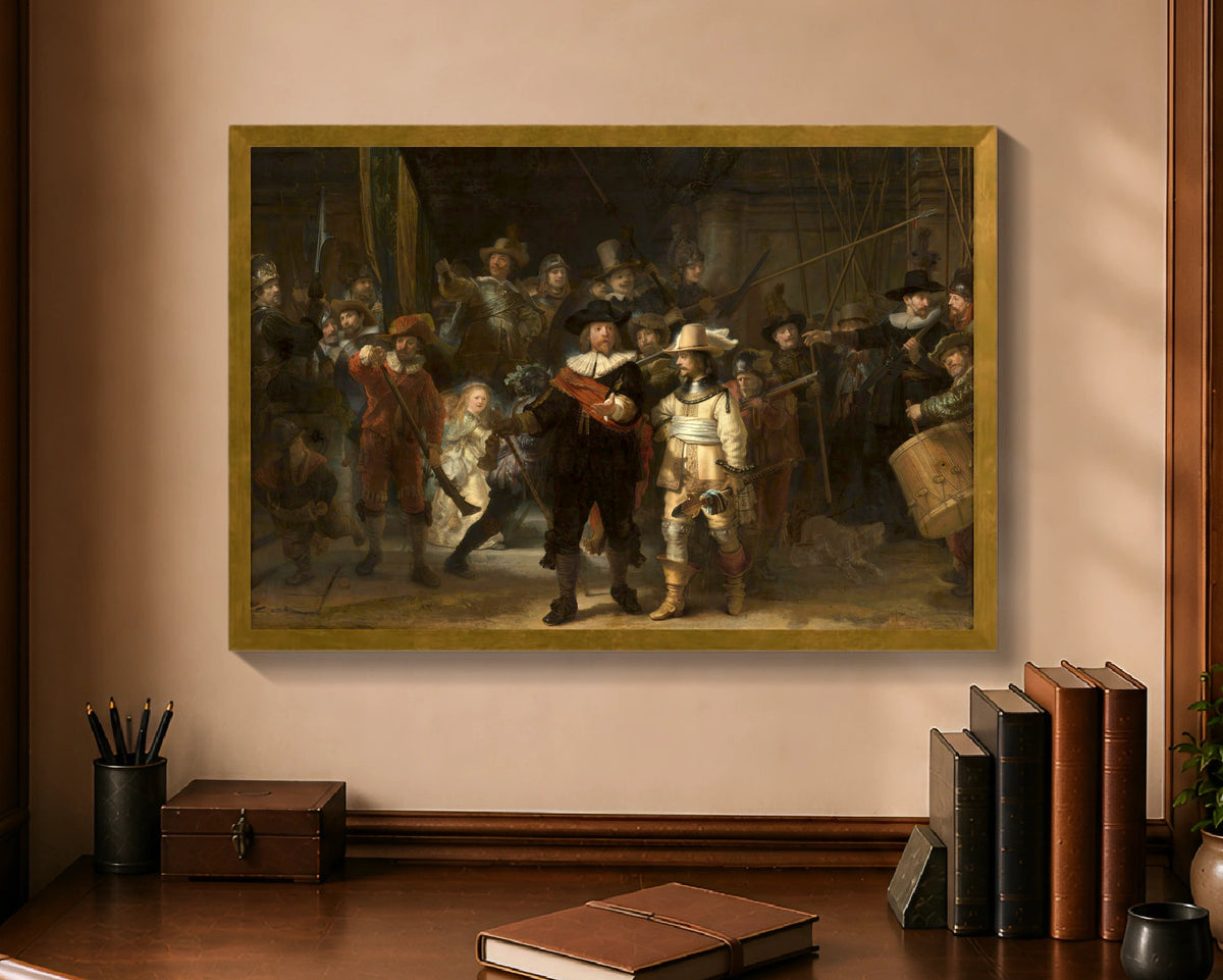night watch fp 16x24 gold