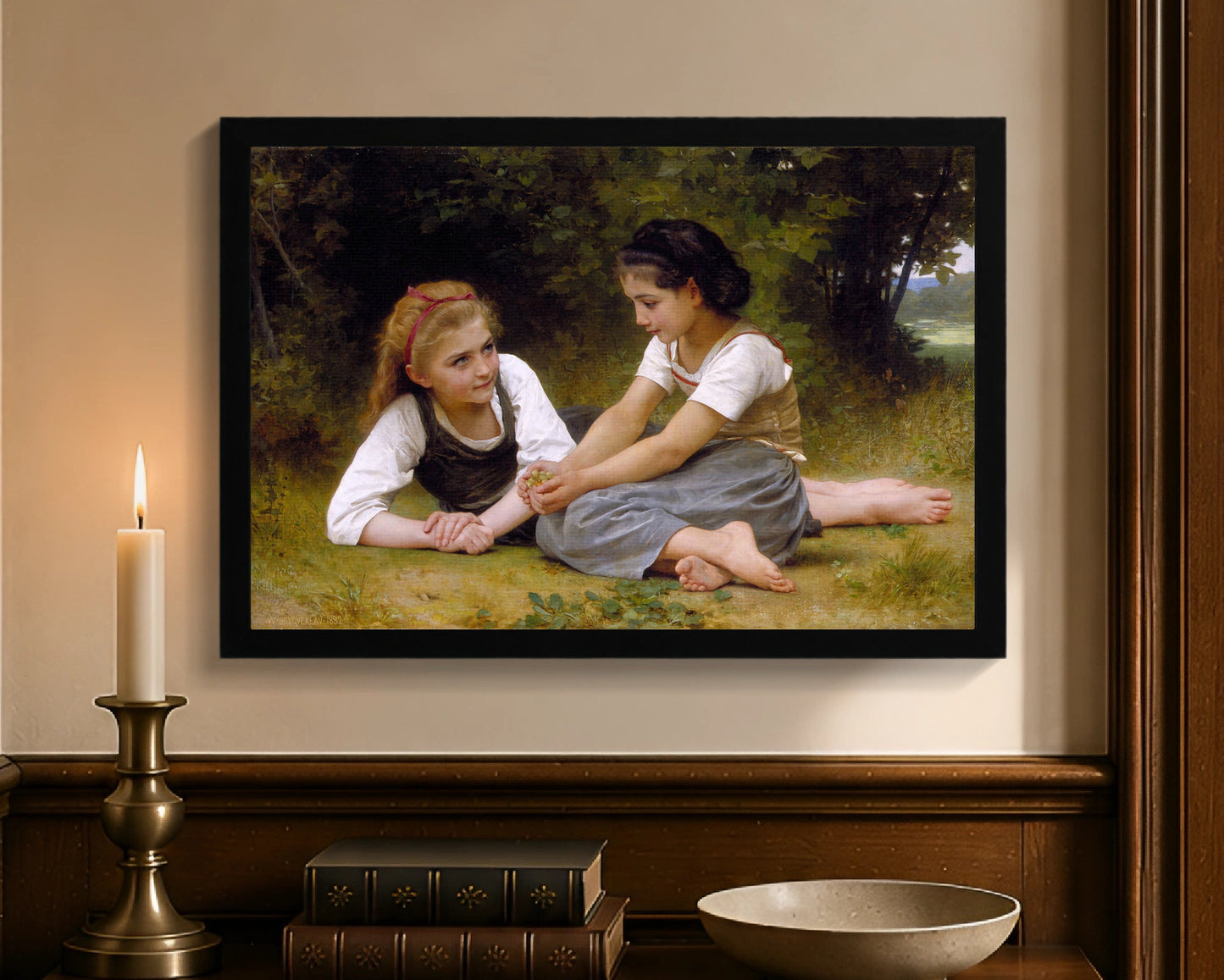 nut gatherers fc 12x18 black