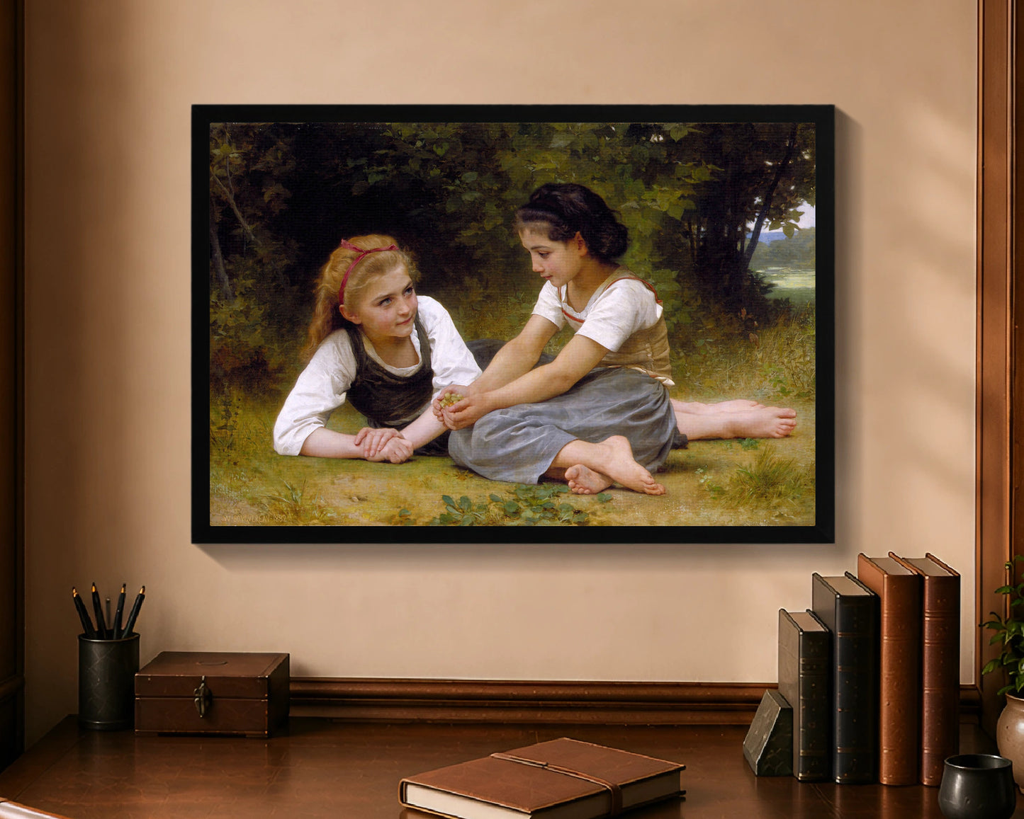 nut gatherers fc 16x24 black