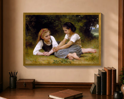 nut gatherers fp 16x24 gold