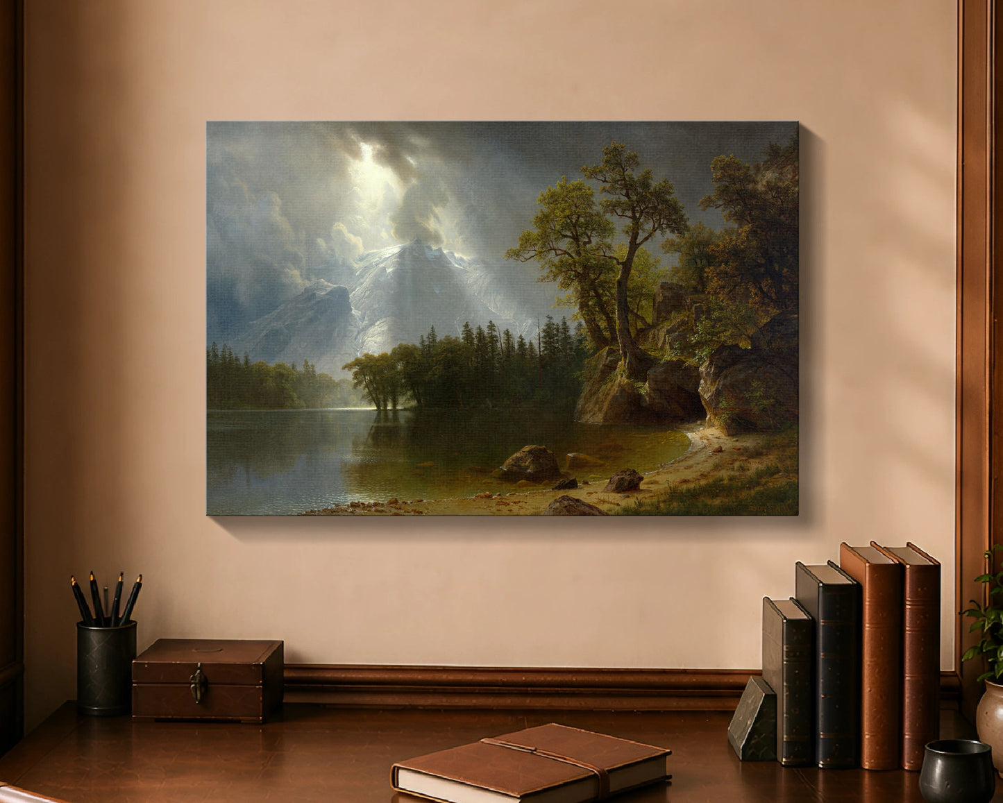 passing storm over the sierra nevadas cw 16x24