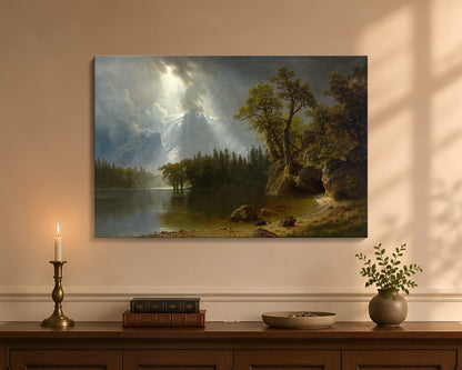 passing storm over the sierra nevadas cw 24x36