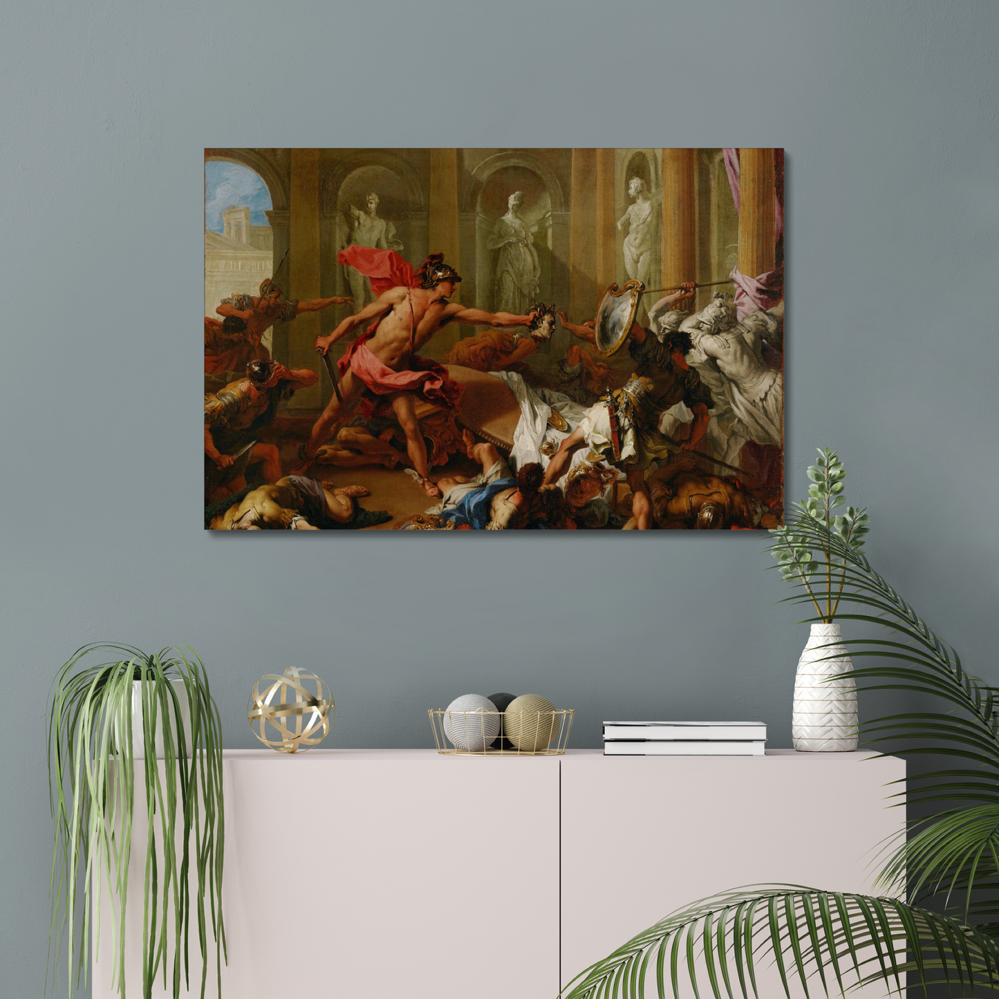 Perseus Confronting Phineus with the Head of Medusa