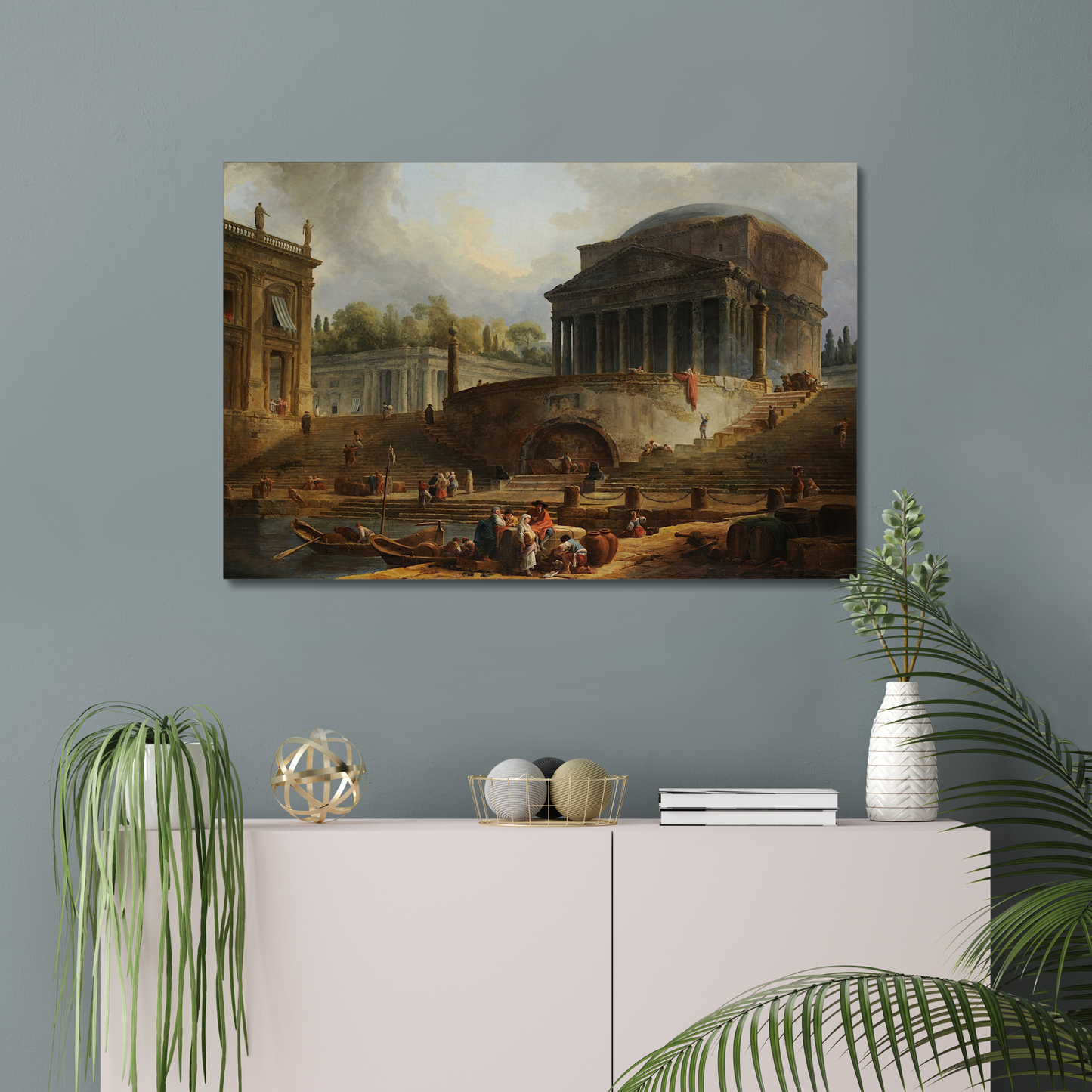 View of the Port of Ripetta