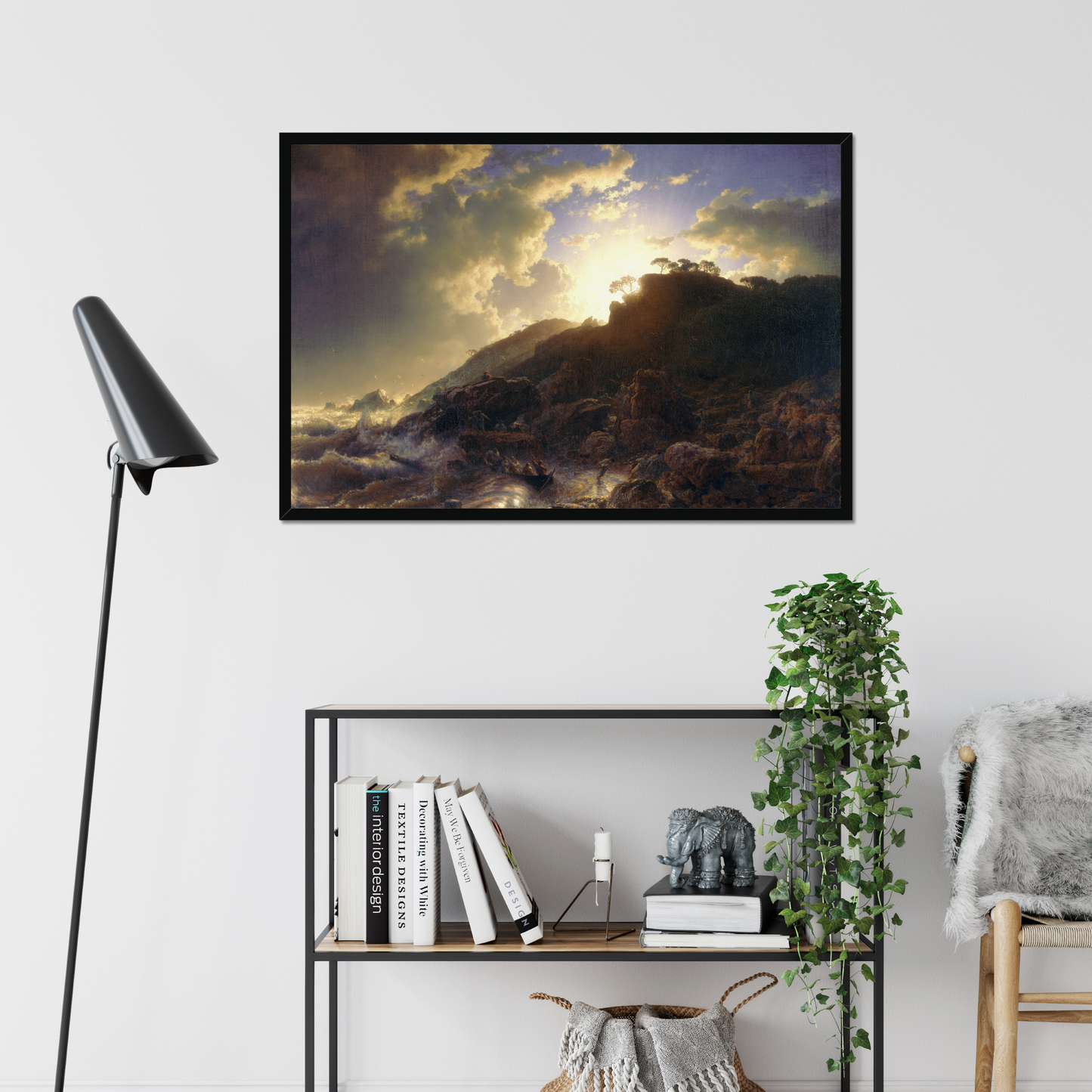 Sunset after a Storm on the Coast of Sicily