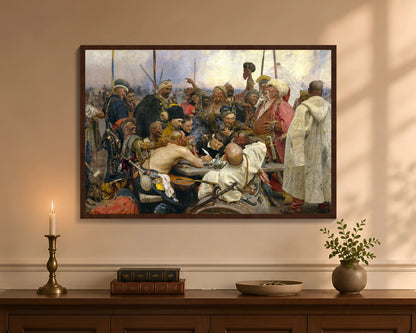 reply of the zaporozhian cossacks fp 24x36 brown