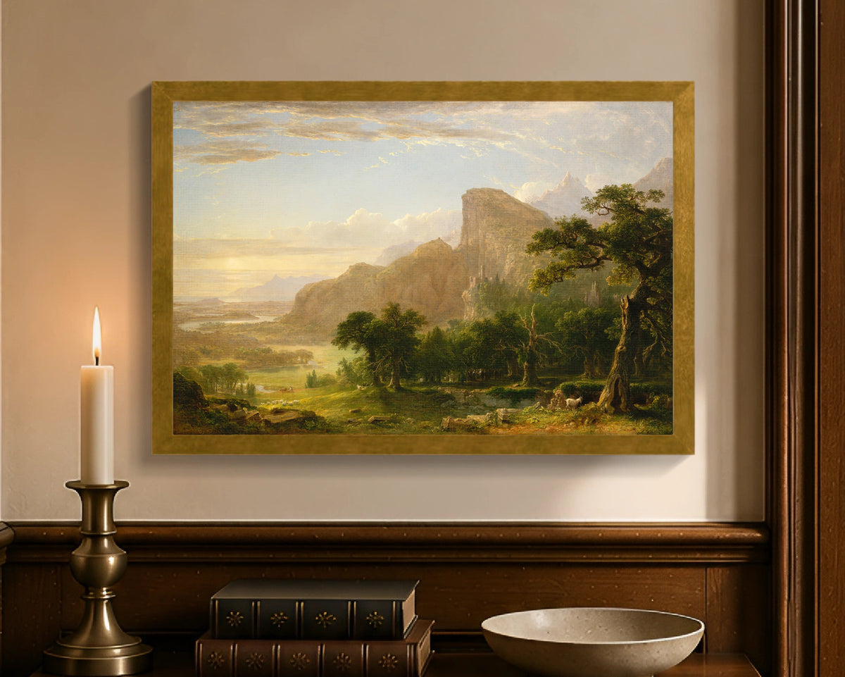 scene from thanatopsis fc 12x18 gold