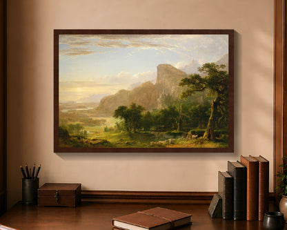 scene from thanatopsis fc 16x24 brown