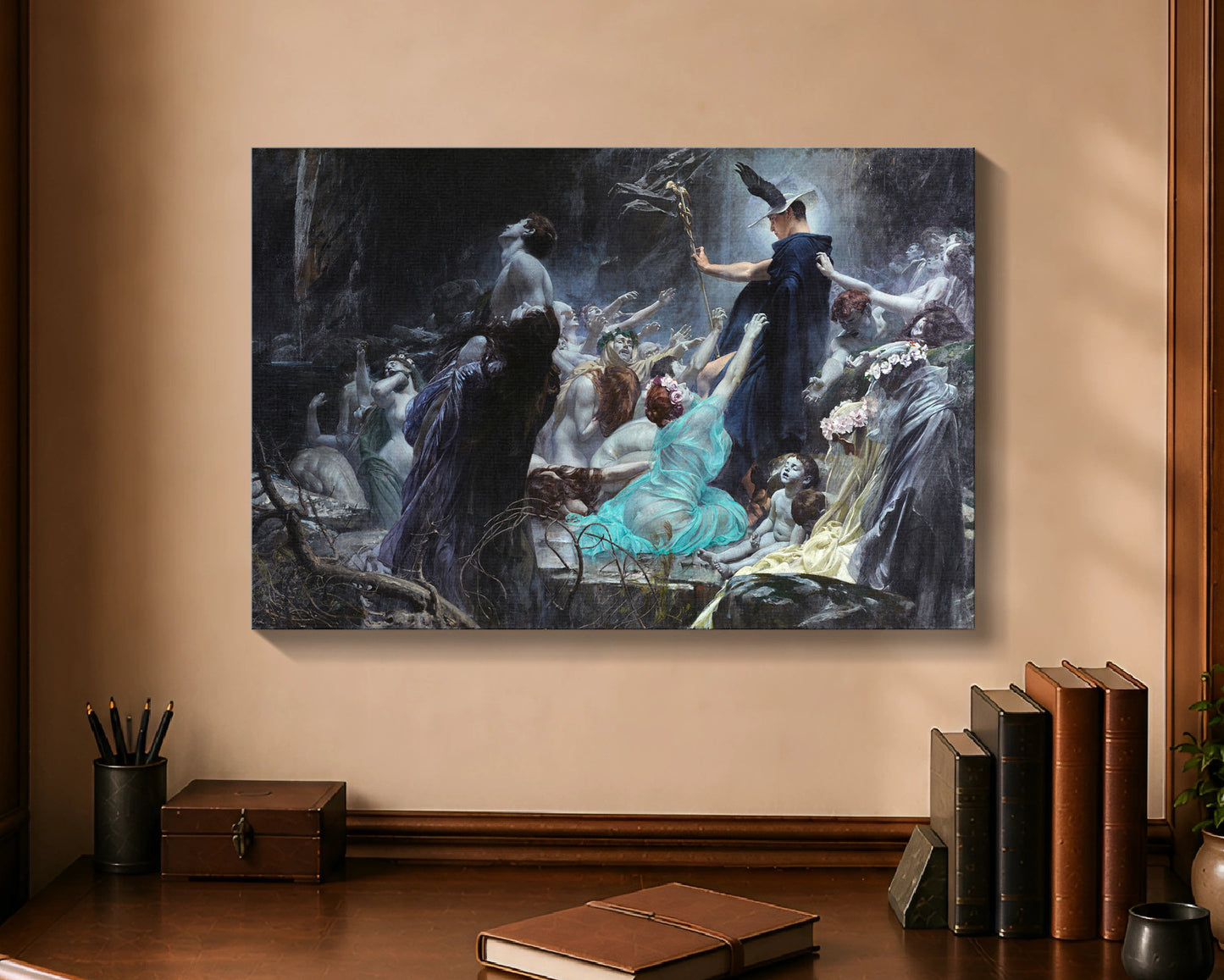 souls on the banks of the acheron cw 16x24