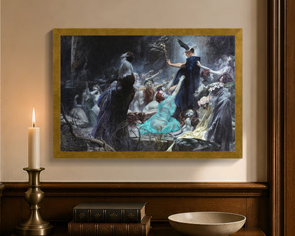 souls on the banks of the acheron fc 12x18 gold