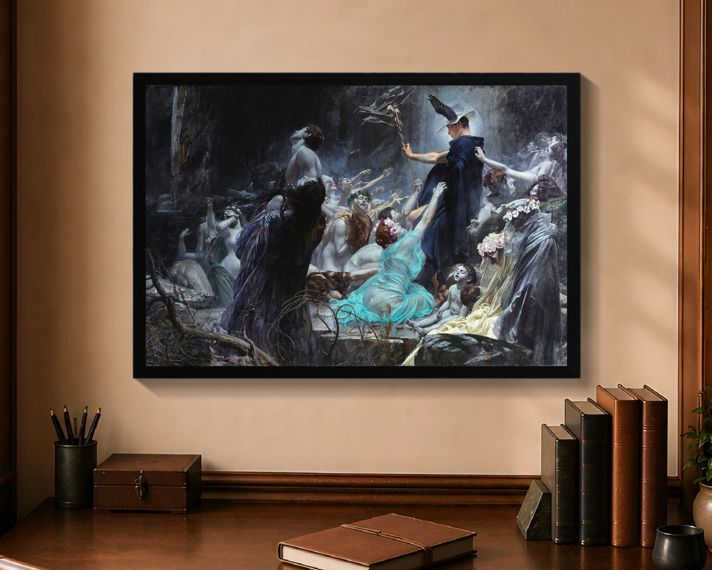 souls on the banks of the acheron fp 16x24 black