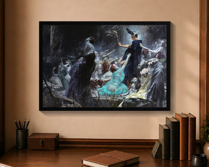 souls on the banks of the acheron fp 16x24 black