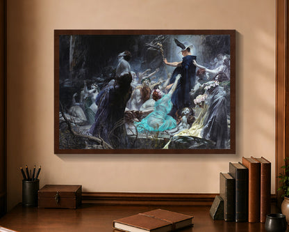 souls on the banks of the acheron fp 16x24 brown
