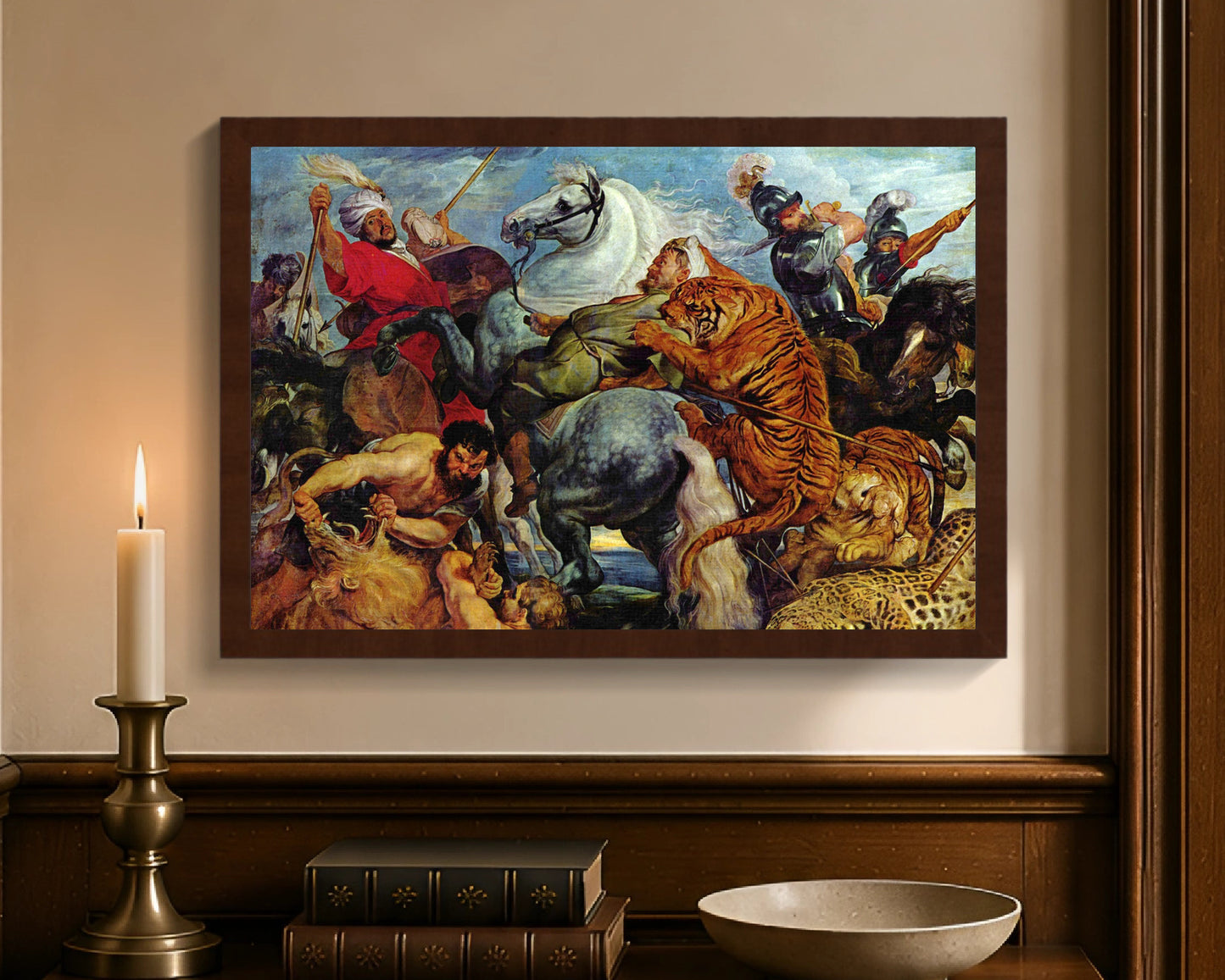 tiger hunt fc 12x18 brown