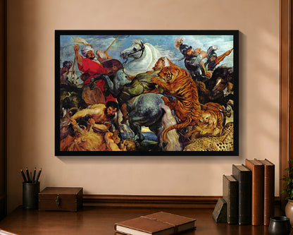 tiger hunt fc 16x24 black