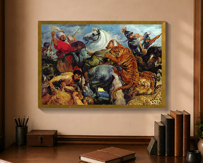 tiger hunt fc 16x24 gold