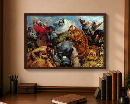 tiger hunt fp 16x24 brown