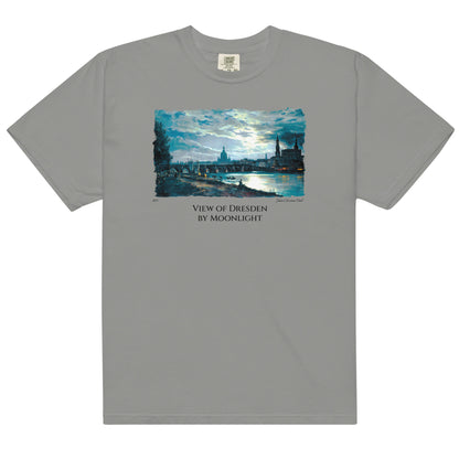 View of Dresden by Moonlight - Fine Art T-Shirt