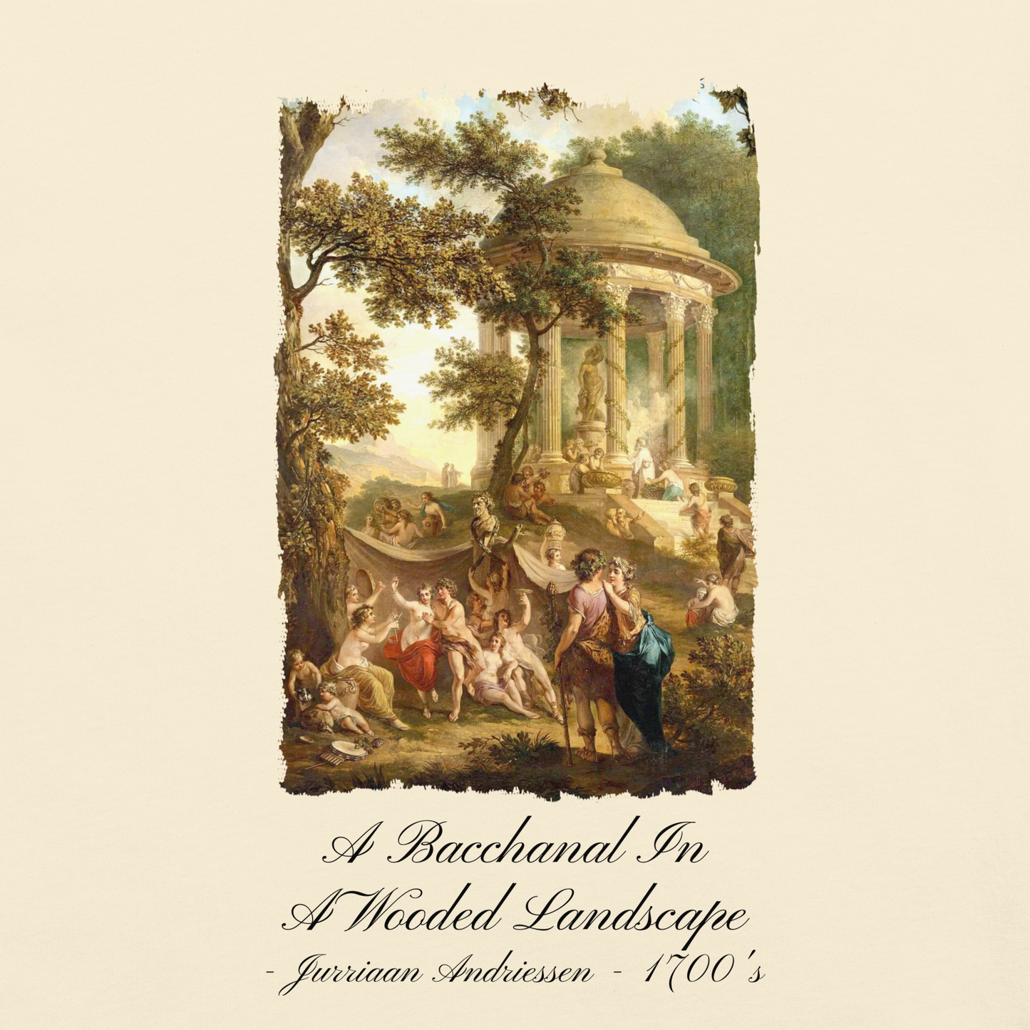 A Bacchanal in a Wooded Landscape - T-Shirt