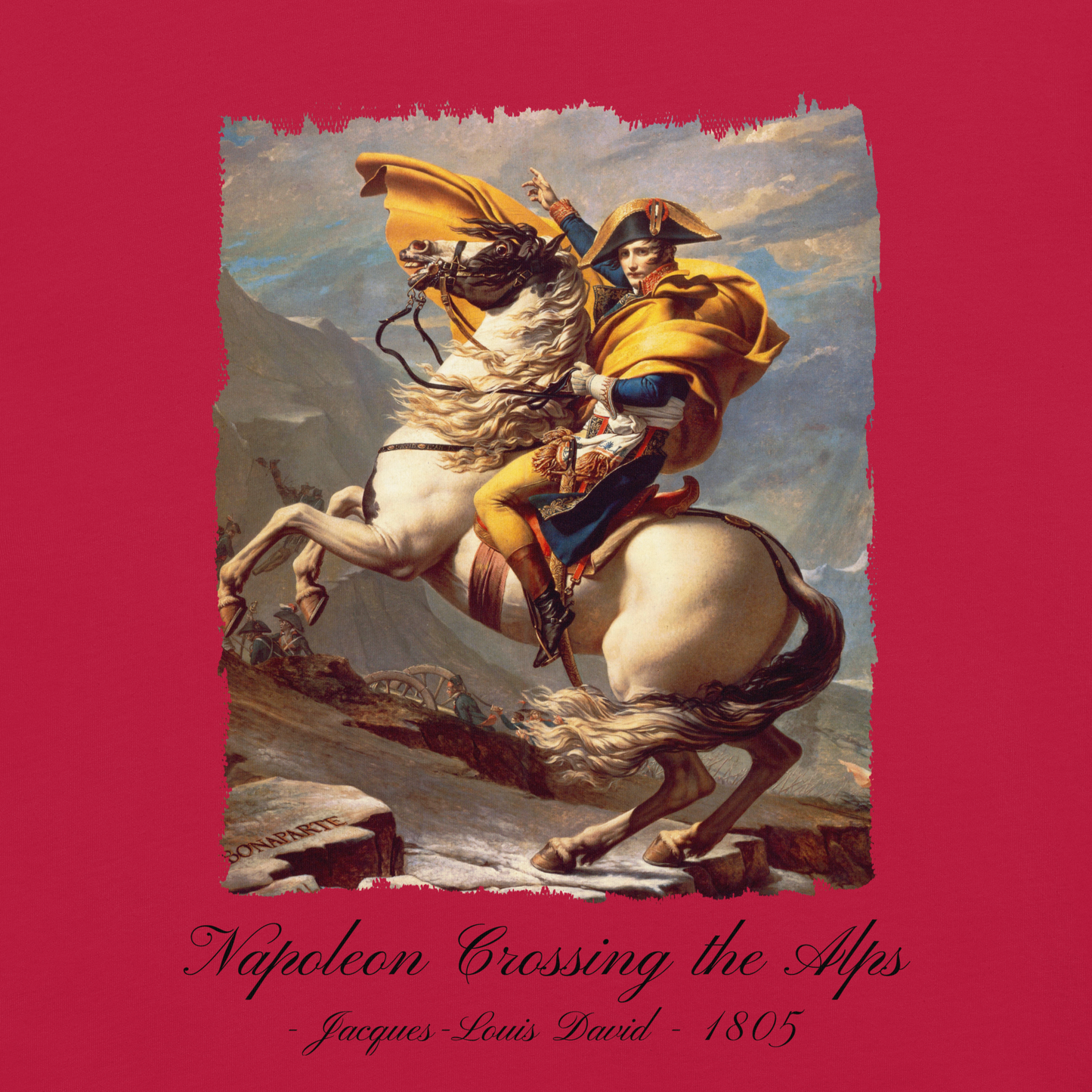 Napoleon Crossing the Alps - T-Shirt