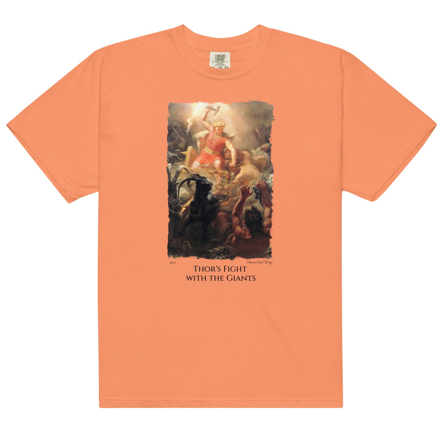 Thor's Fight with the Giants - Fine Art T-Shirt