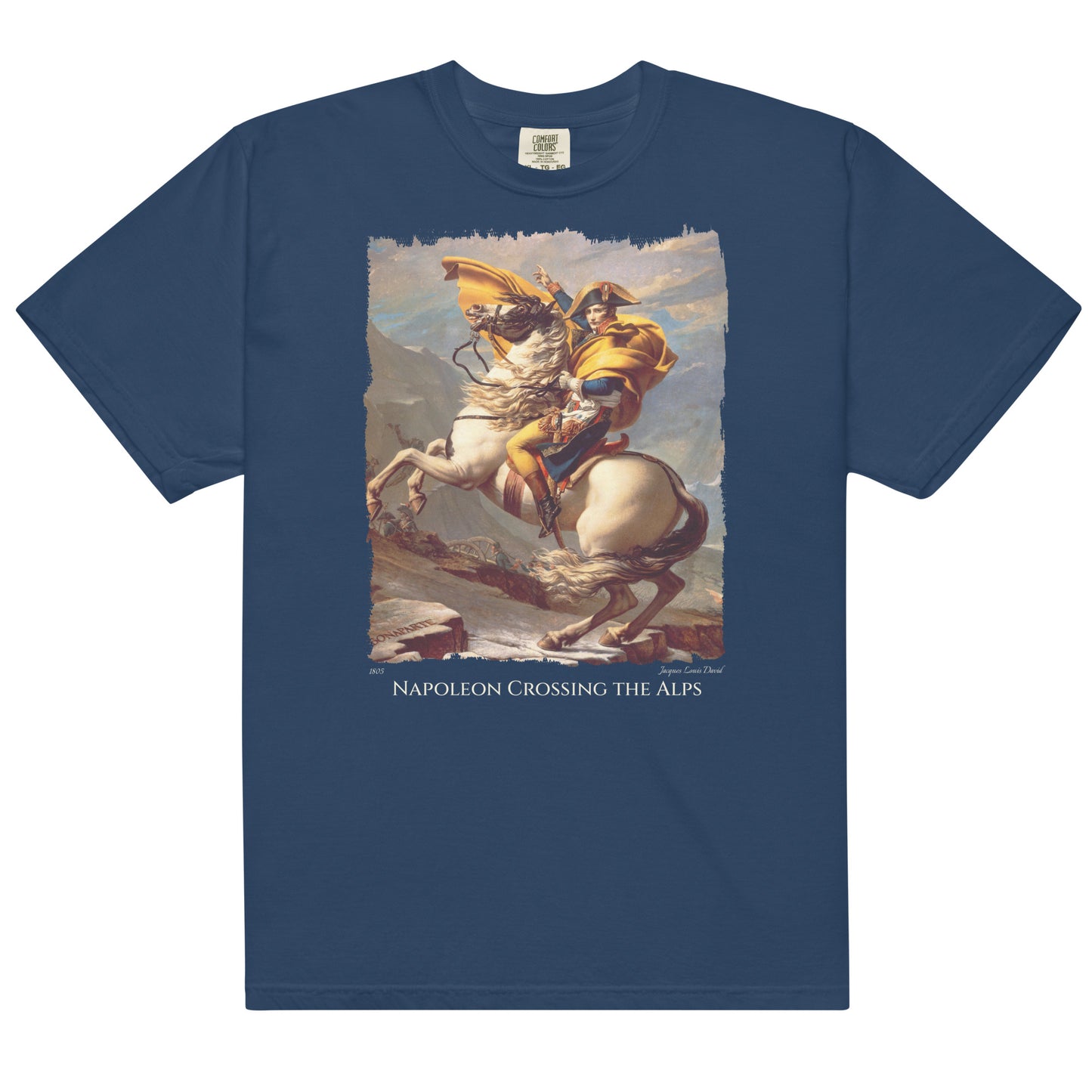 Napoleon Crossing the Alps - Fine Art T-Shirt