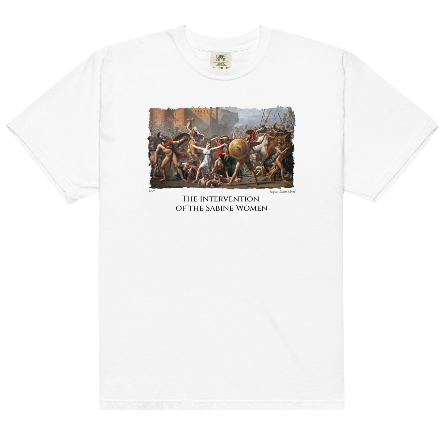 The Intervention of the Sabine Women - Fine Art T-Shirt