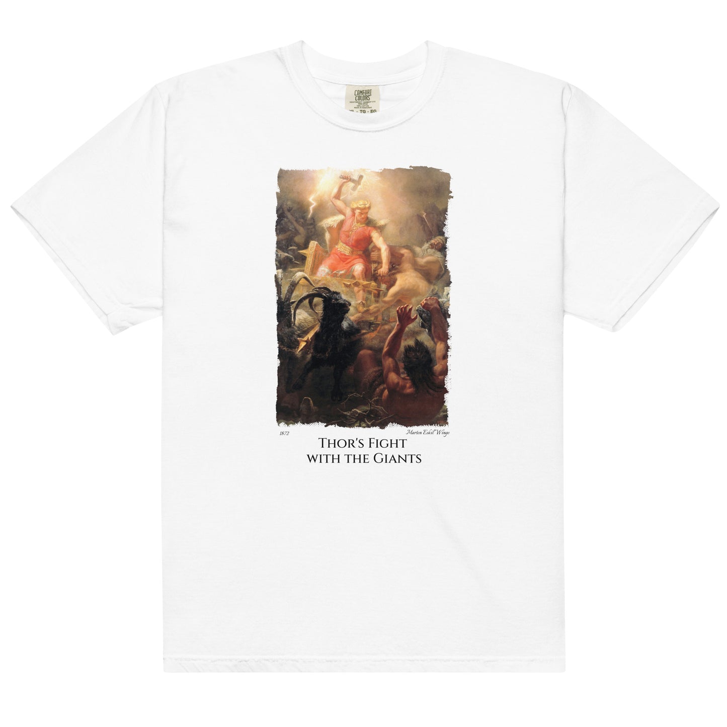 Thor's Fight with the Giants - Fine Art T-Shirt