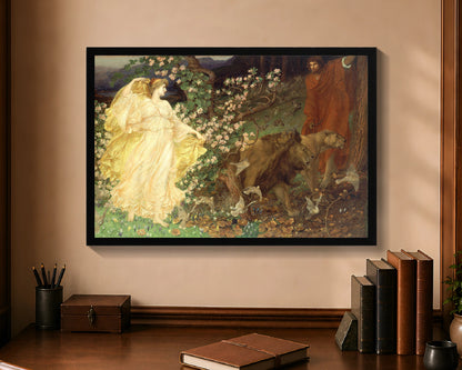 venus and anchises fc 16x24 black