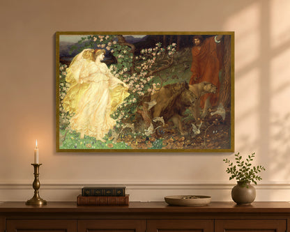 venus and anchises fp 24x36 gold